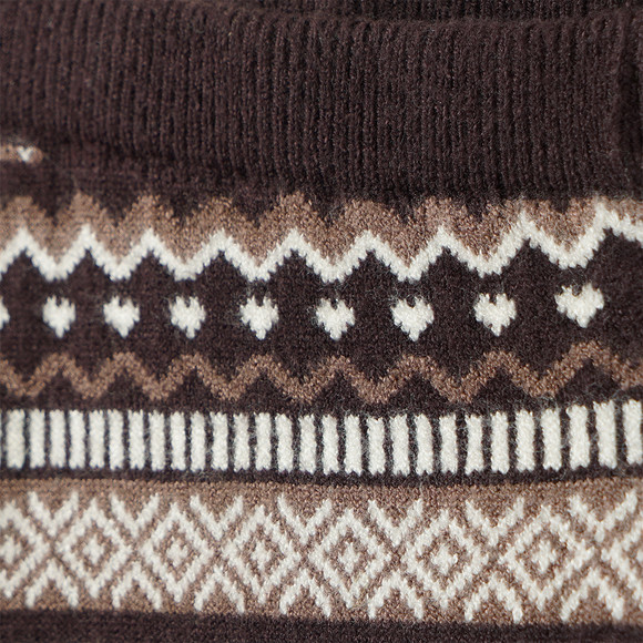 Mädchen Strickleggings mit Norwegermuster