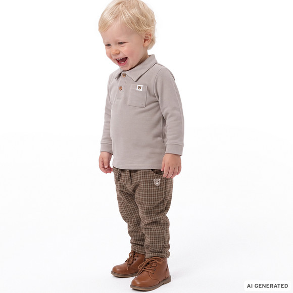 Baby Hose mit Karo-Muster