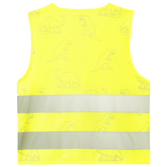 Jungen Warnweste mit Dino-Motiven 