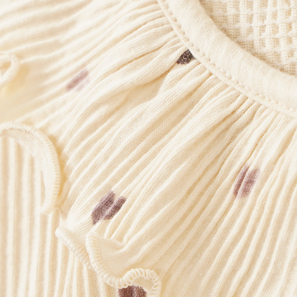 Baby Bluse mit Herzchen-Print