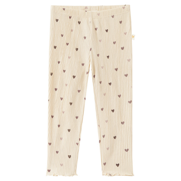 Baby Leggings mit Herzchen-Print