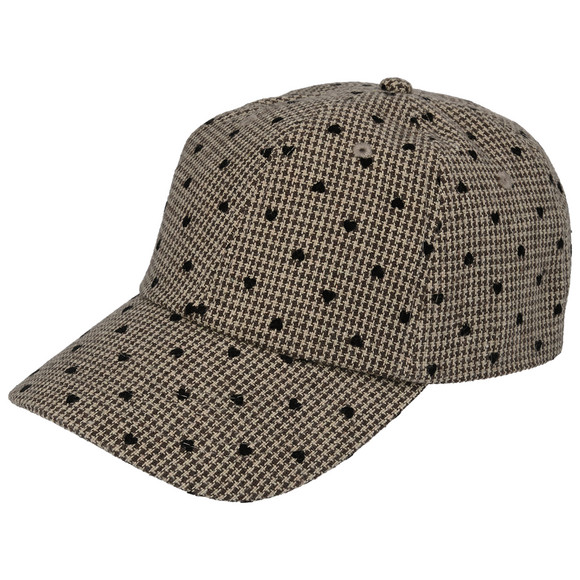 Damen Kappe mit Karo-Muster