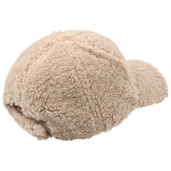 Damen Kappe mit Teddy-Struktur