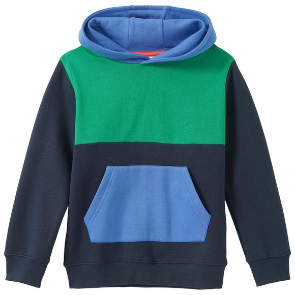 Jungen Hoodie mit Farbteilern