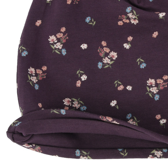 Mädchen Mütze mit Blümchen-Allover