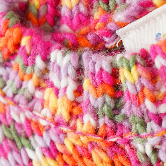 Mädchen Strickpullover in bunten Farben