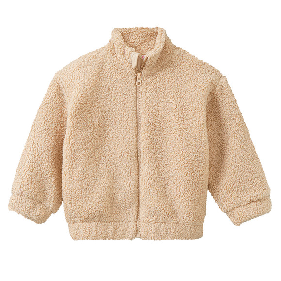 Mädchen Teddyjacke mit Stehkragen