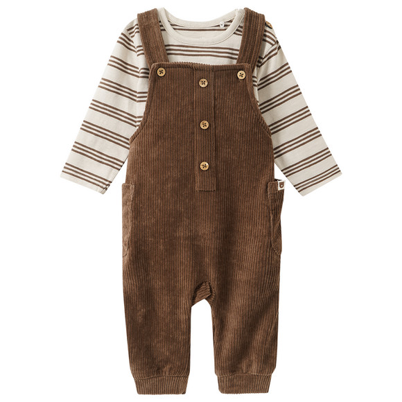 Newborn Set mit Shirt und Latzhose