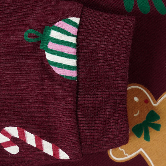 Mädchen Weihnachtsschlafanzug mit Prints