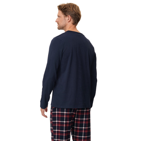 Herren Weihnachtsschlafanzug mit Print