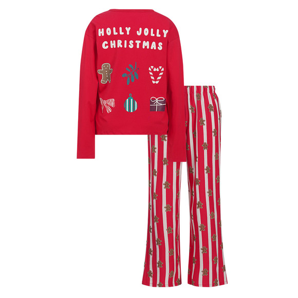 Kerstpyjama voor dames met print