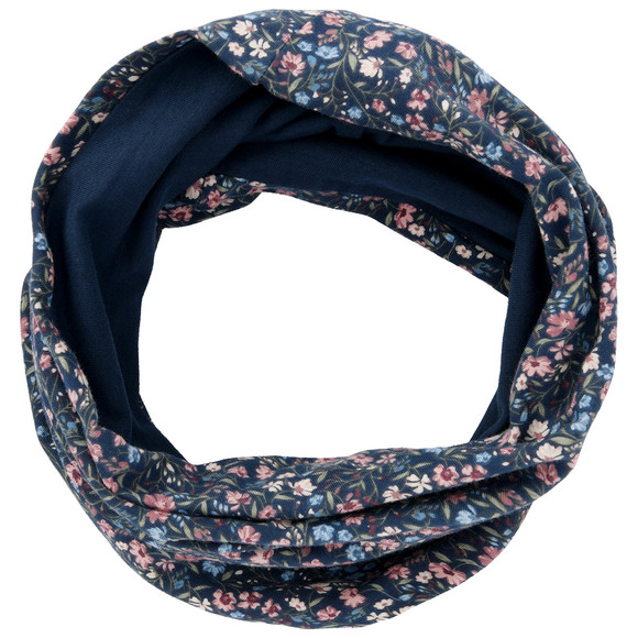 Mädchen Snood mit Blümchen-Allover