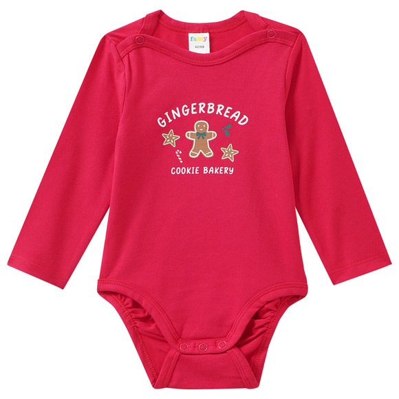 2 Baby Weihnachtsbodys im Set