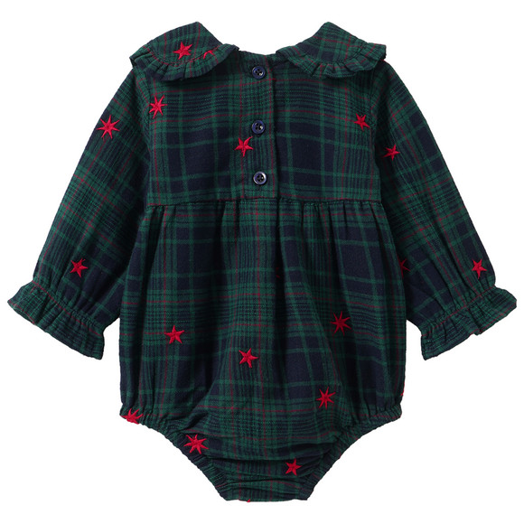 Baby Weihnachtsbody mit Stickerei
