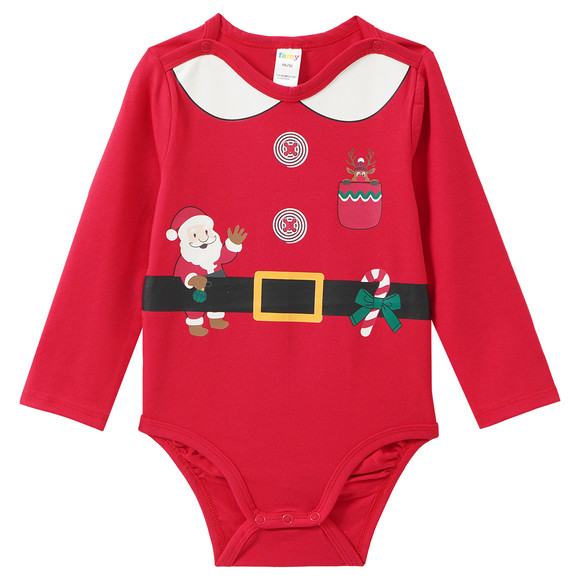 Baby Weihnachtsbody im Elf-Design
