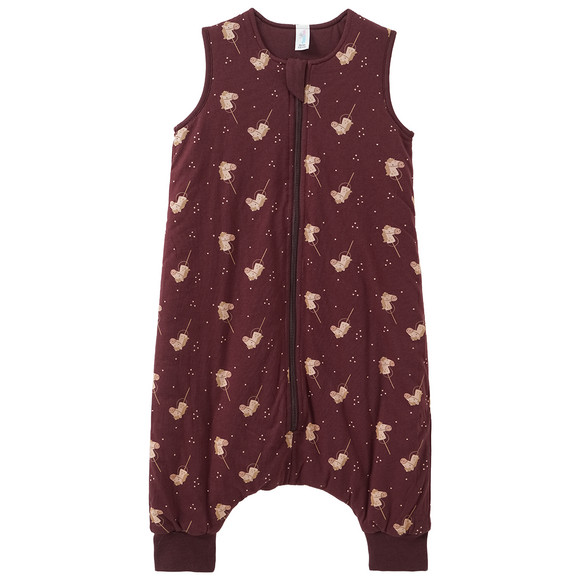 Baby Schlafoverall mit Bein und Allover-Print