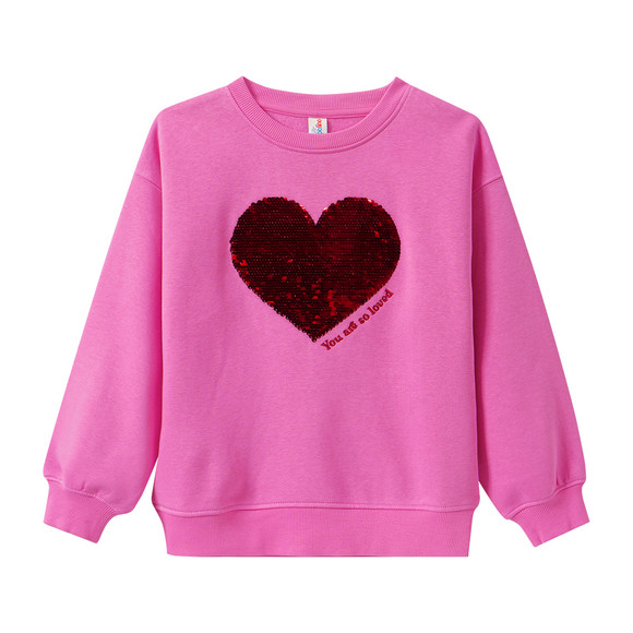 Mädchen Sweatshirt mit Wendepailletten