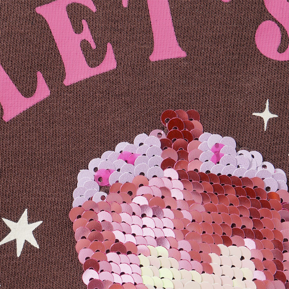 Mädchen Sweatshirt mit Wendepailletten