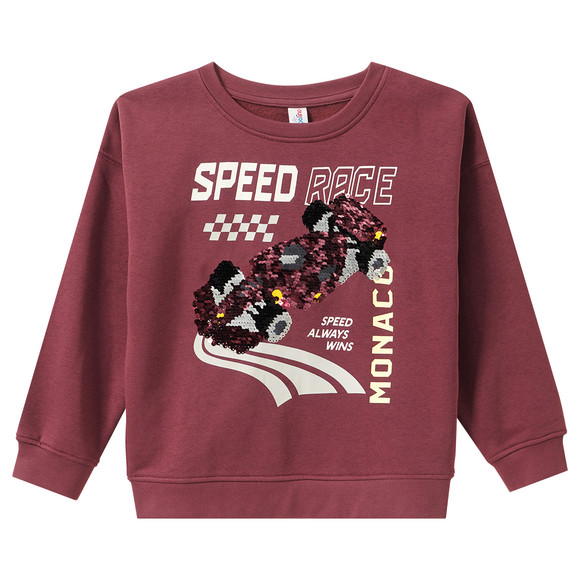 Jungen Sweatshirt mit Wendepailletten
