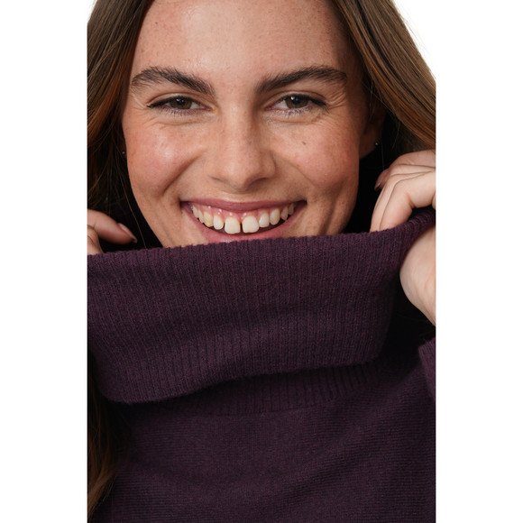 Damen Woll-Pullover mit Rollkragen