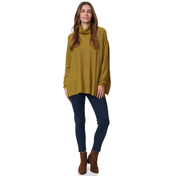 Damen Woll-Pullover mit Rollkragen