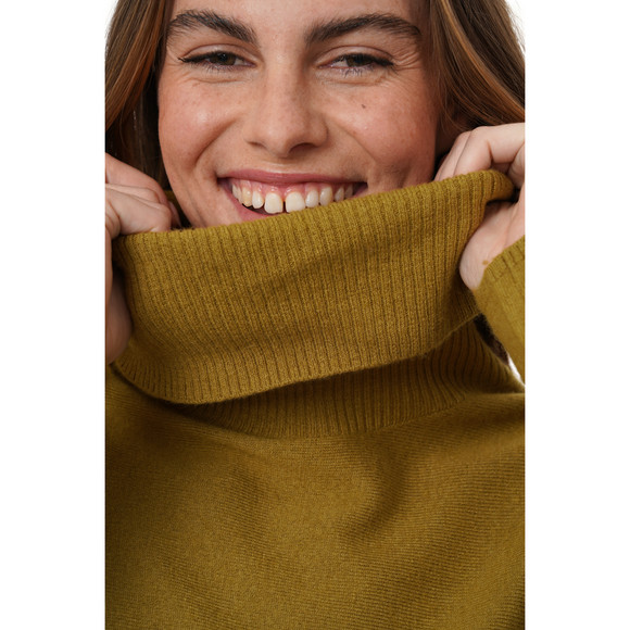 Damen Woll-Pullover mit Rollkragen