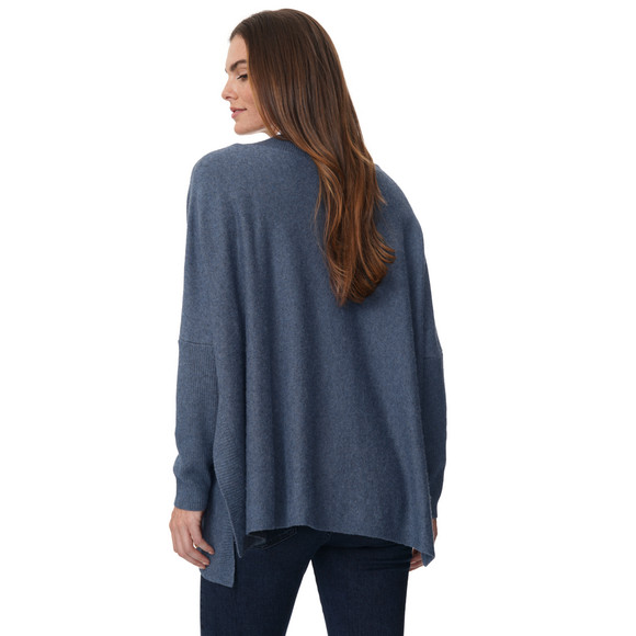 Damen Woll-Pullover mit V-Ausschnitt