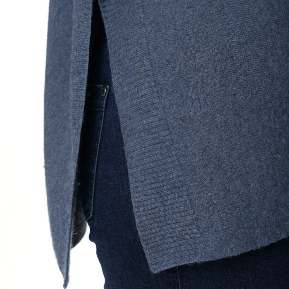 Damen Woll-Pullover mit V-Ausschnitt