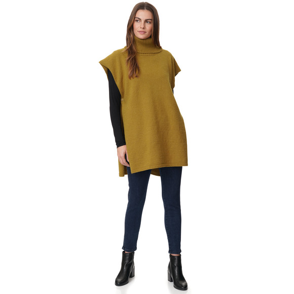 Damen Strickpullunder mit Rollkragen