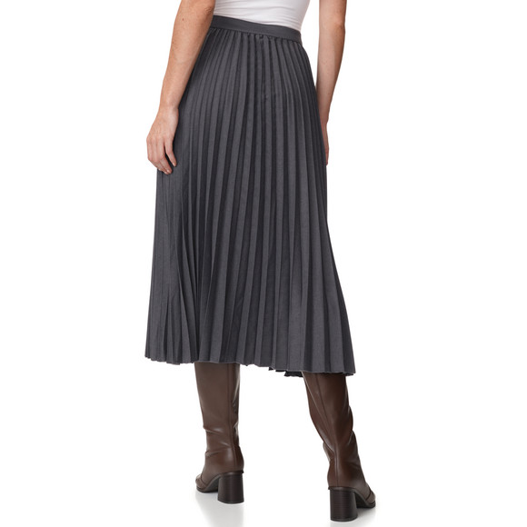 Damen Midirock mit Falten