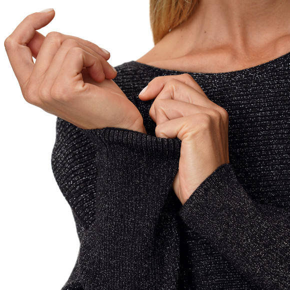 Damen Pullover mit Fledermausärmeln