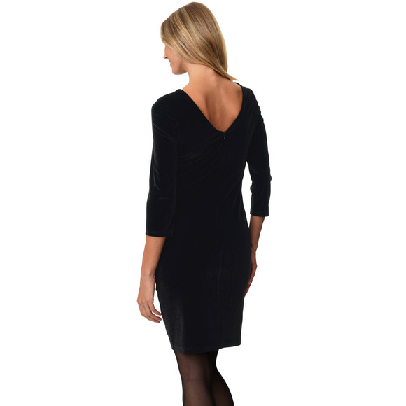 Damen Samtkleid mit 3/4-Arm
