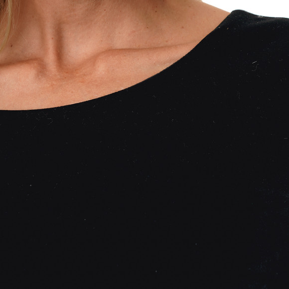 Damen Samtkleid mit 3/4-Arm