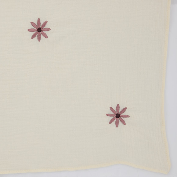 Damen Musselin-Bandana mit Stickerei