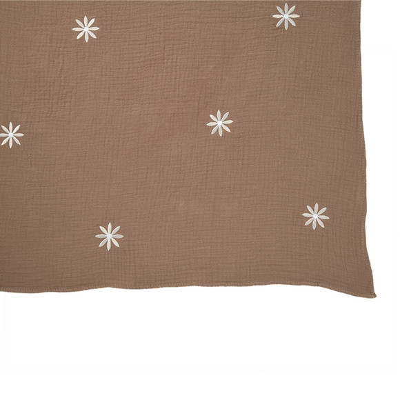 Damen Musselin-Bandana mit Stickerei