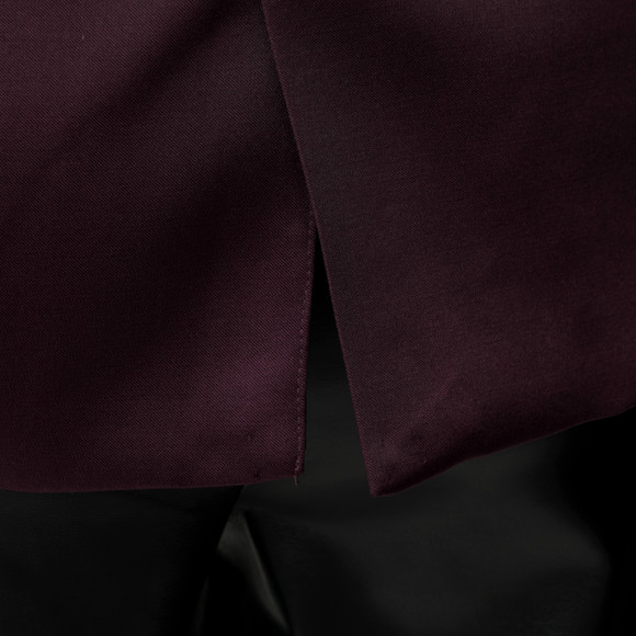 Damen Satin-Blazer mit doppelter Knopfreihe