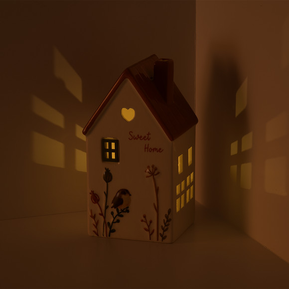 LED-Haus mit Herbst-Motiv