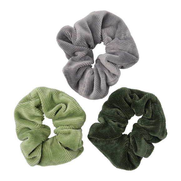 3 Scrunchies aus Cord