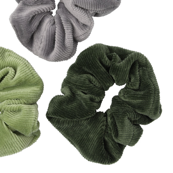 3 Scrunchies aus Cord