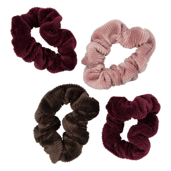 4 Scrunchies aus Cord
