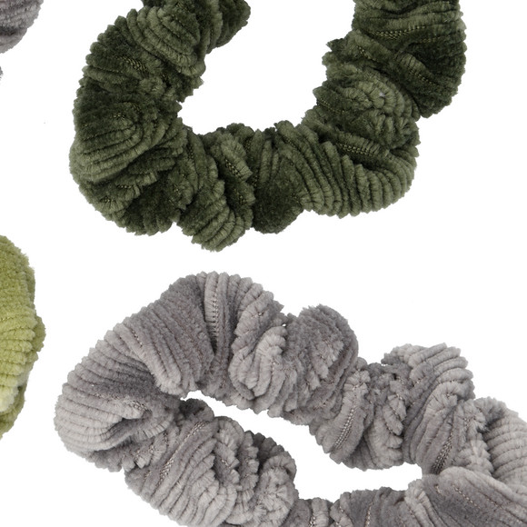4 Scrunchies aus Cord