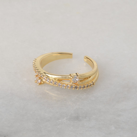  Damen Ring mehrreihig
