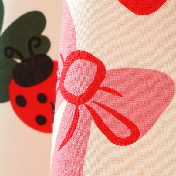 Mädchen Sweatkleid mit Applikationen
