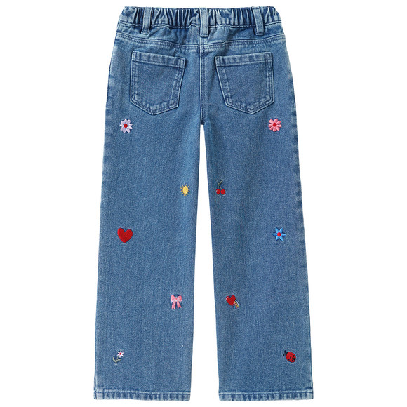 Mädchen Jeans mit Stickerei