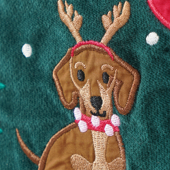 Mädchen Weihnachtsset mit Kleid und Shirt