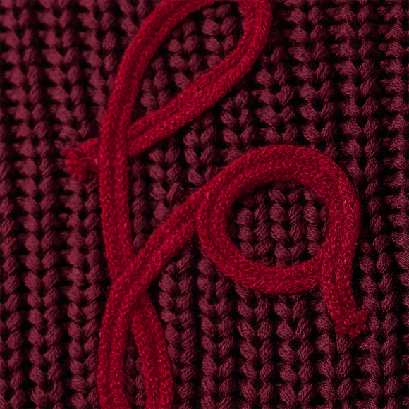 Mädchen Weihnachtsstrickjacke mit Stickerei