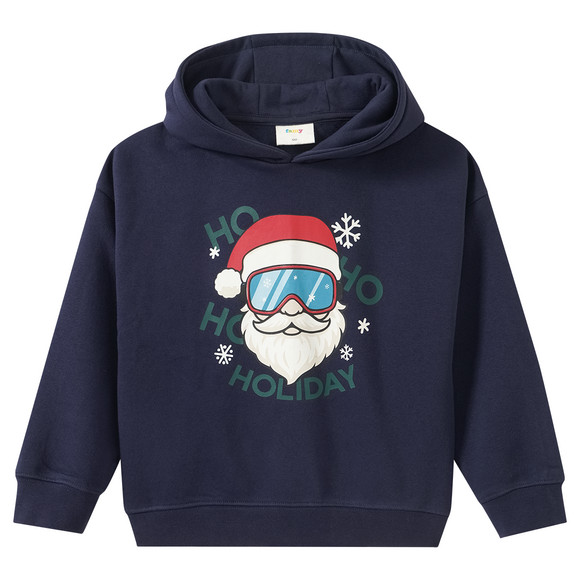 Jungen Weihnachtshoodie mit Print