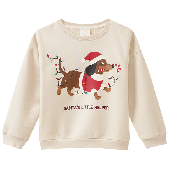 Kinder Weihnachtssweatshirt mit Print