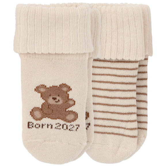 2 Paar Newborn Frottee-Socken Born 2027