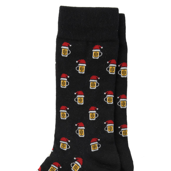 1 Paar Herren Weihnachtssocken mit Bier-Motiv